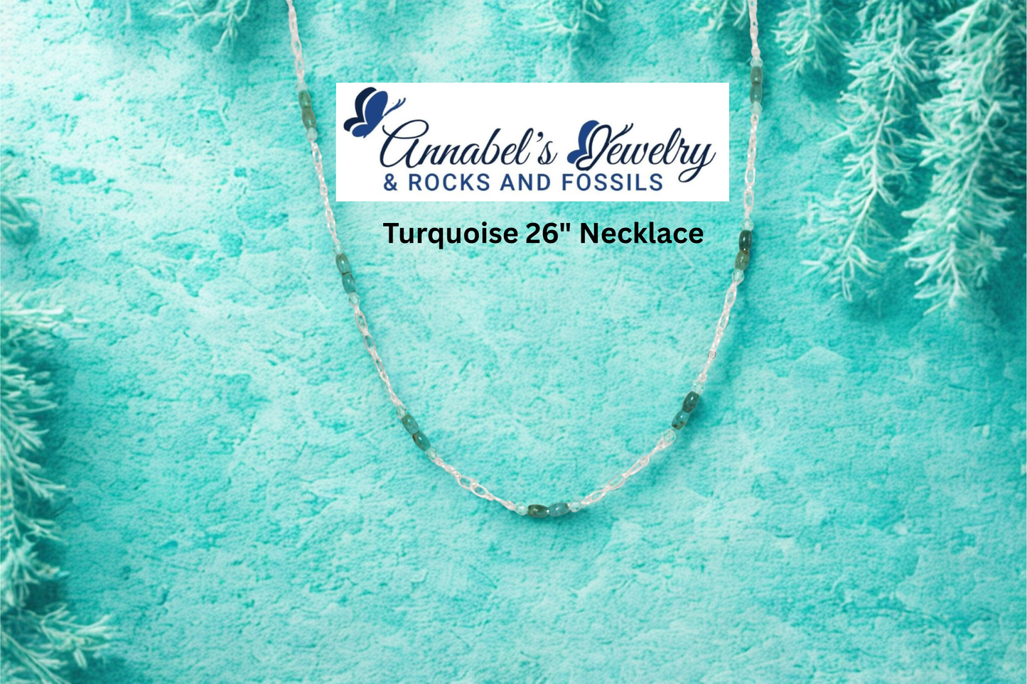 Turquoise 26" Necklace
