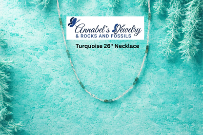 Turquoise 26" Necklace