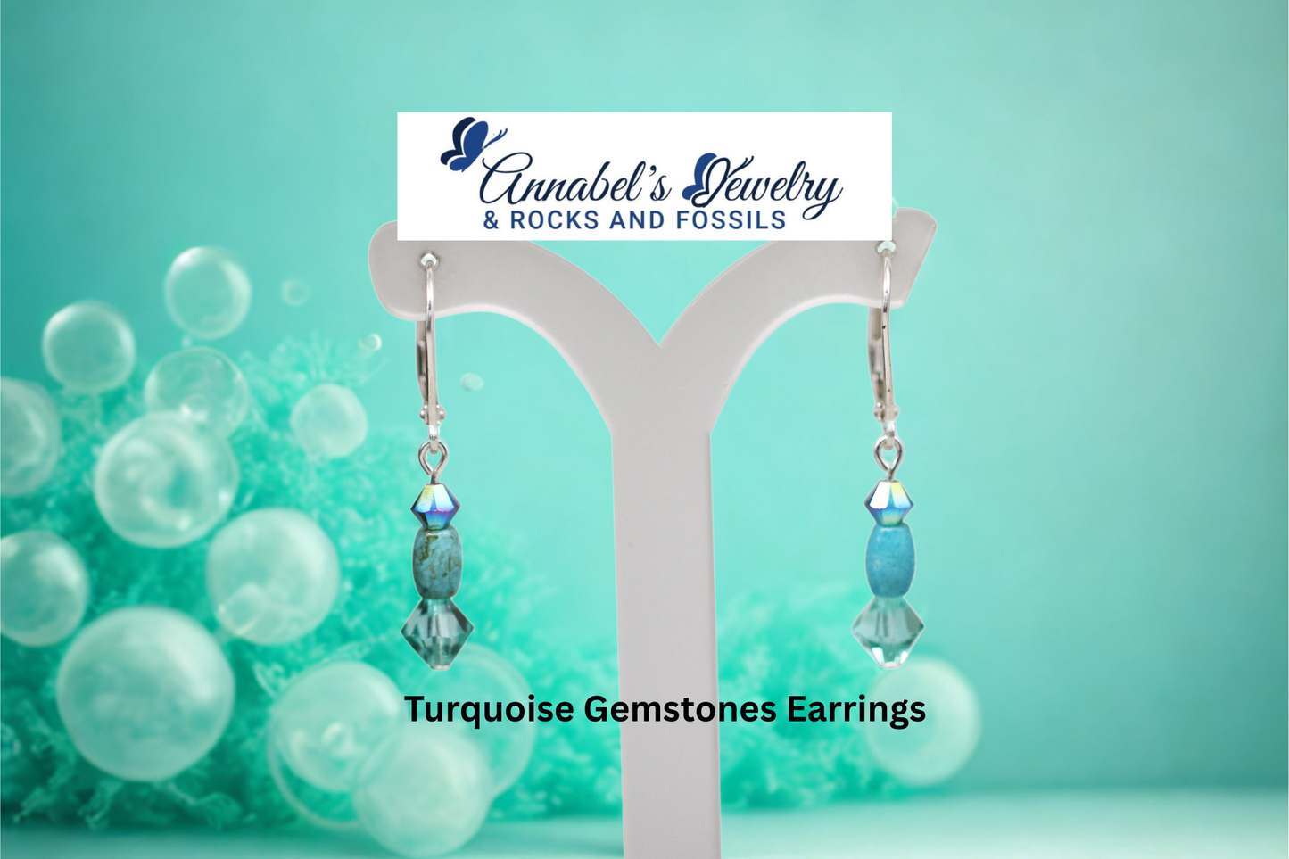 Turquoise & Crystals Set