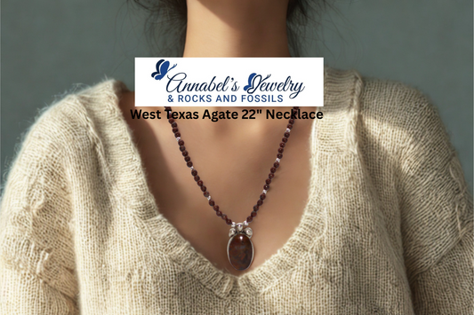 West Texas Agate 22" Necklace