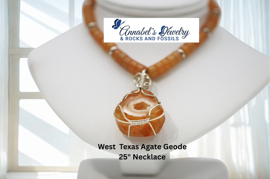 Agate Geode 25" Necklace