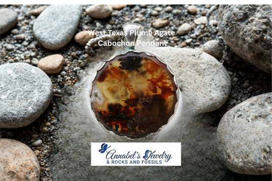 West Texas Plume Agate Cabochon