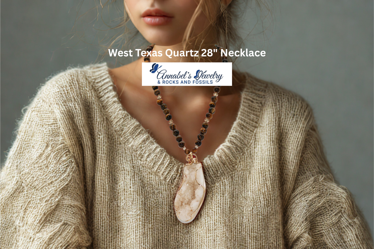 West Texas Quartz 28" Necklace