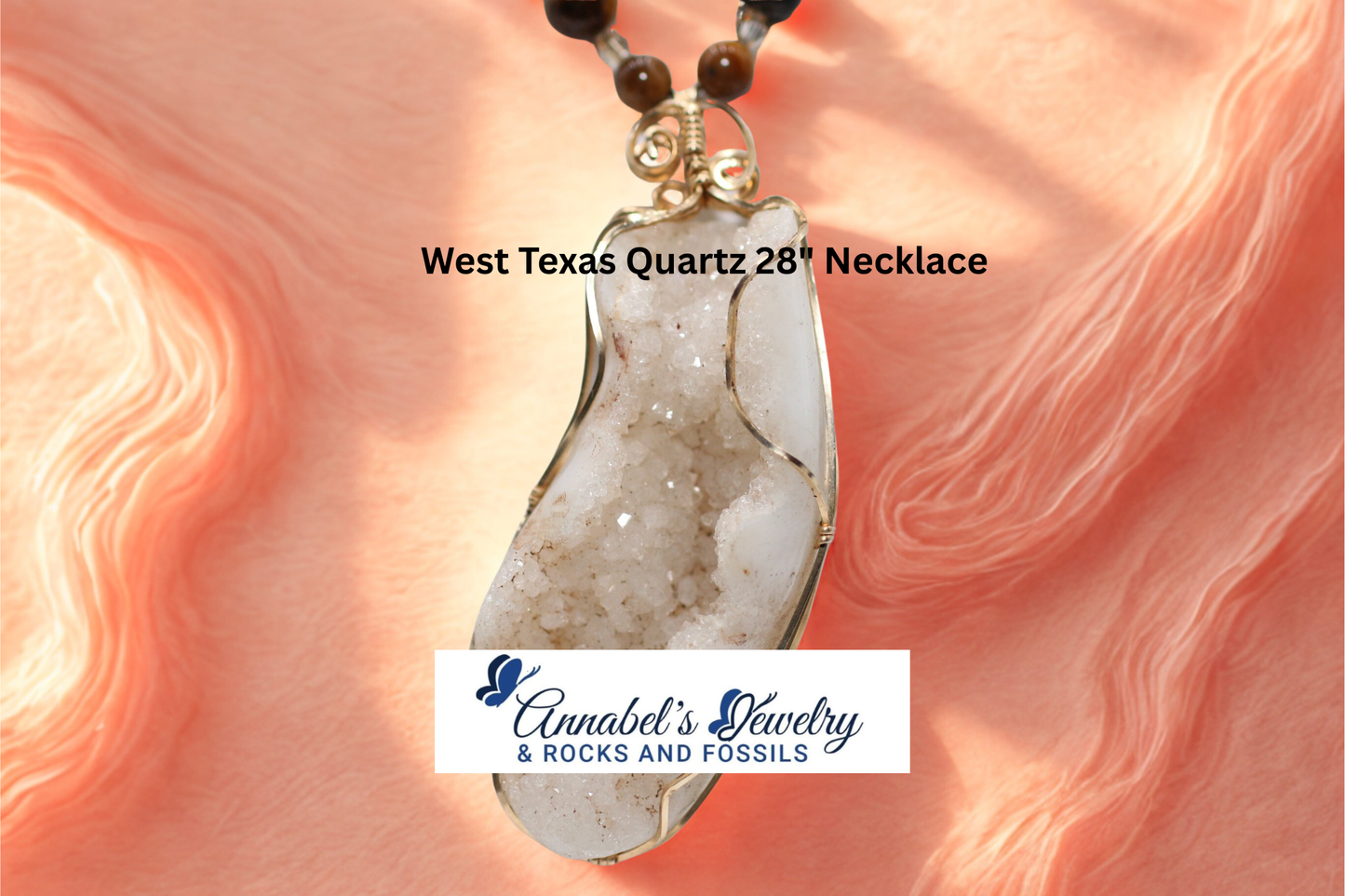 West Texas Quartz 28" Necklace