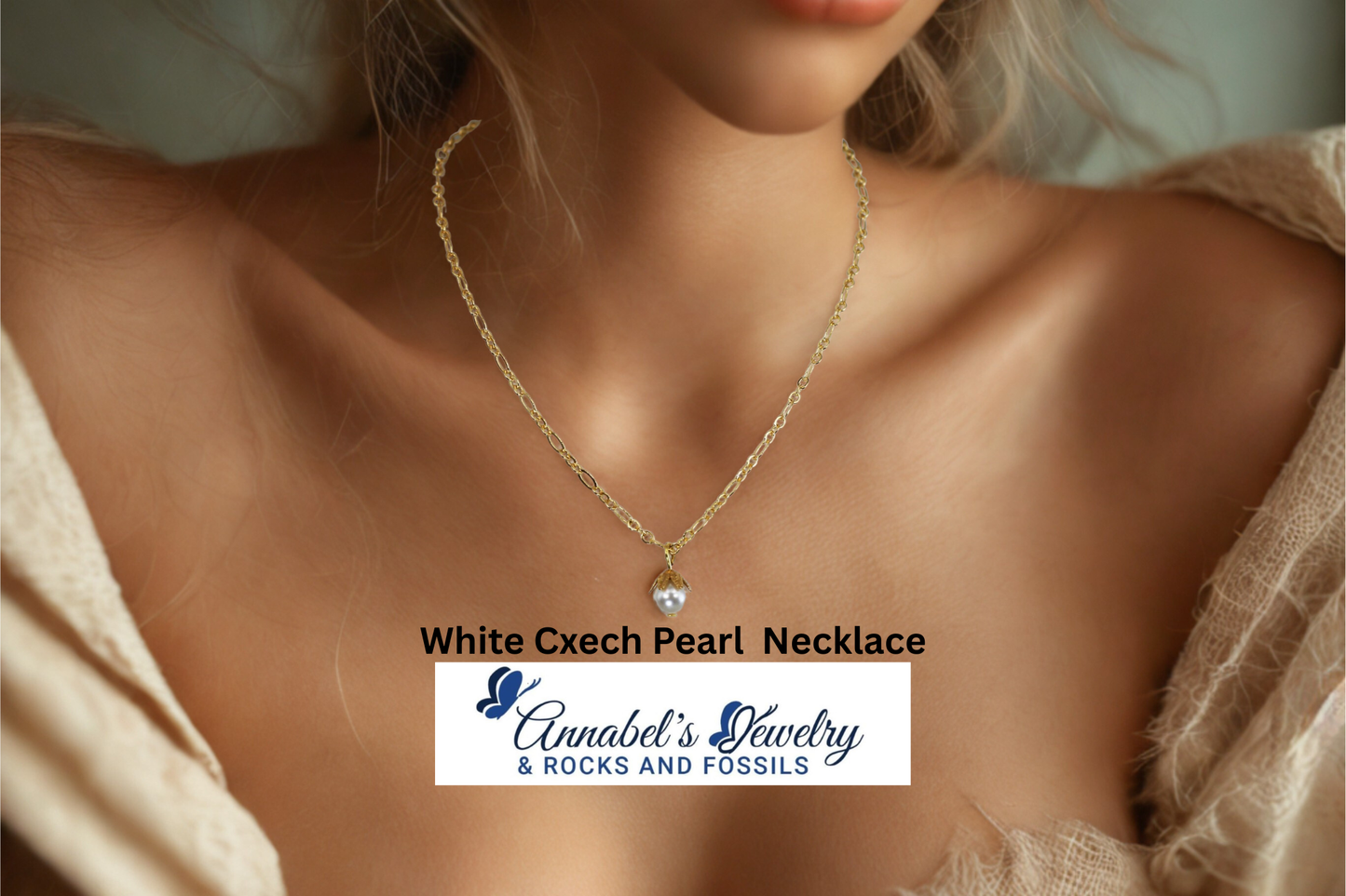 White Pearl  Necklace