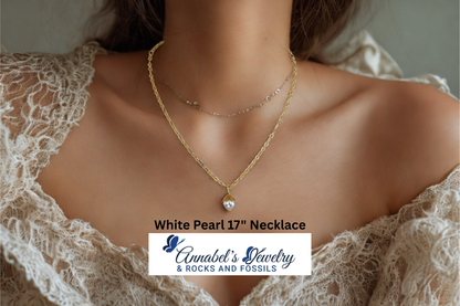 White Czech Pearls Set