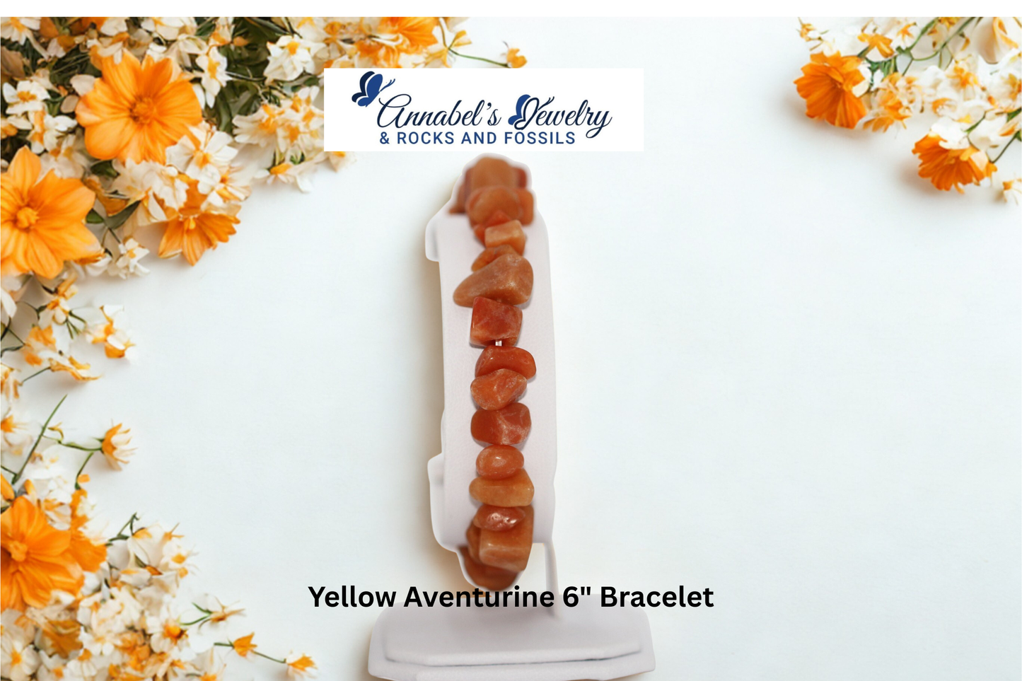 Yellow Aventurine 6" Bracelet