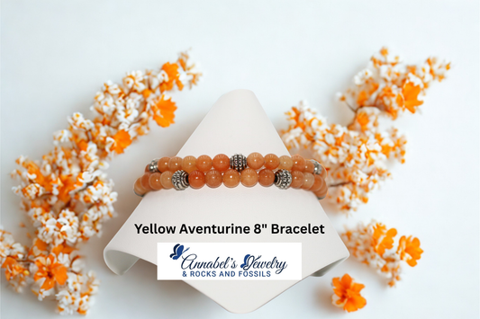 Yellow Aventurine 8" Bracelet