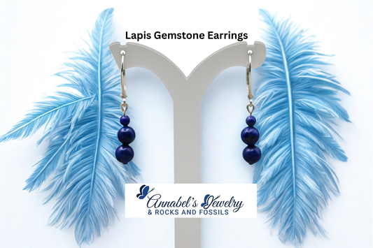 Lapis Gemstone Earrings